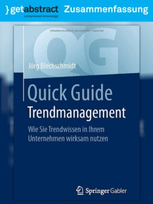 cover image of Quick Guide Trendmanagement (Zusammenfassung)
